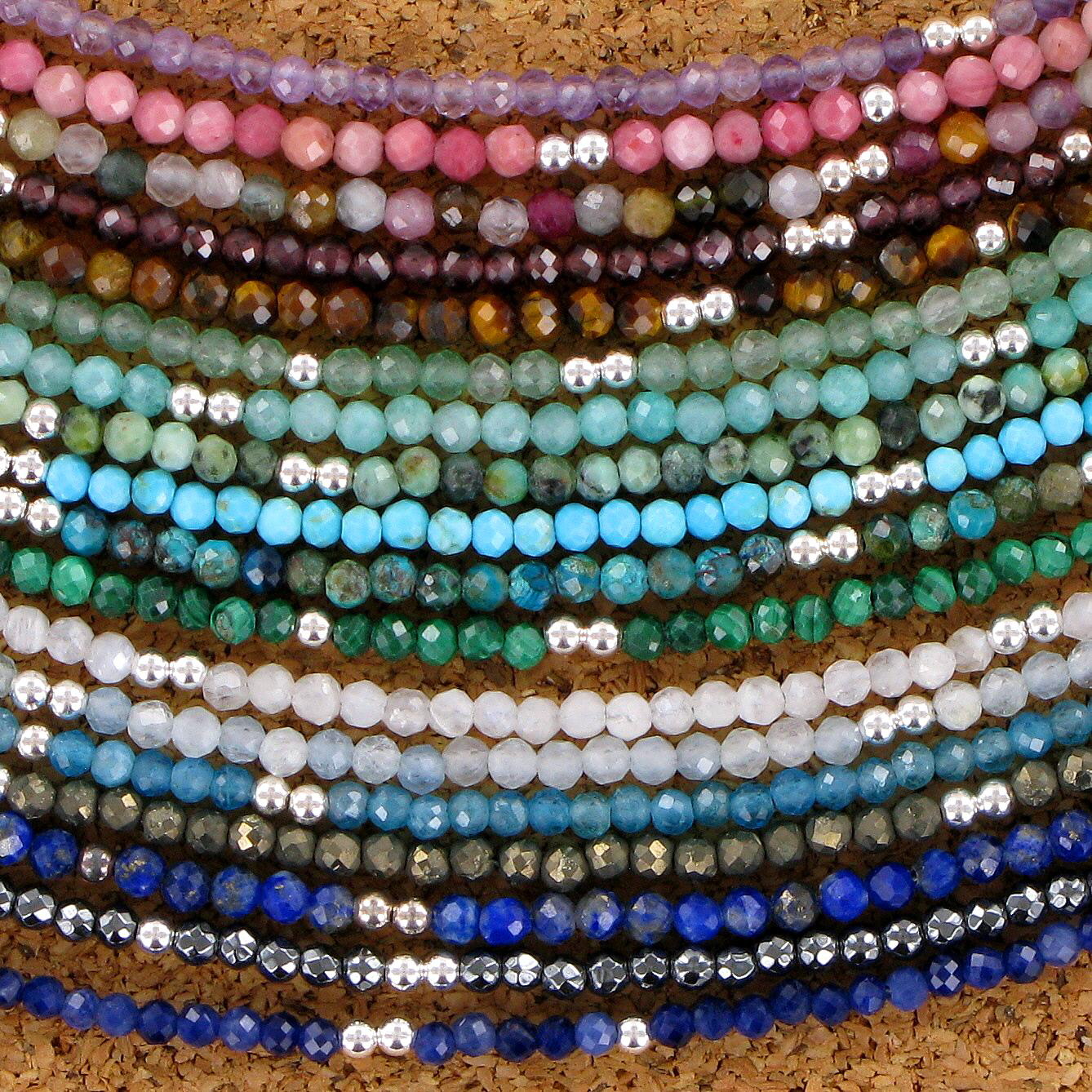 Sélection de pierres naturelles colorées GÖSHÖ