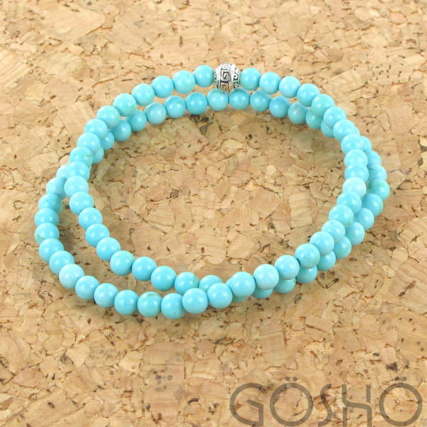 Howolite turquoise 4mm