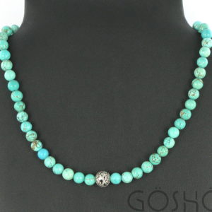 Collier Howolite turquoise