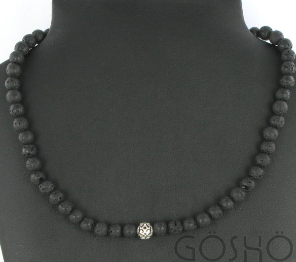 Collier Lave noire